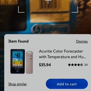 Brand new in box acu rite weather station; doesn’t go with our porch theme